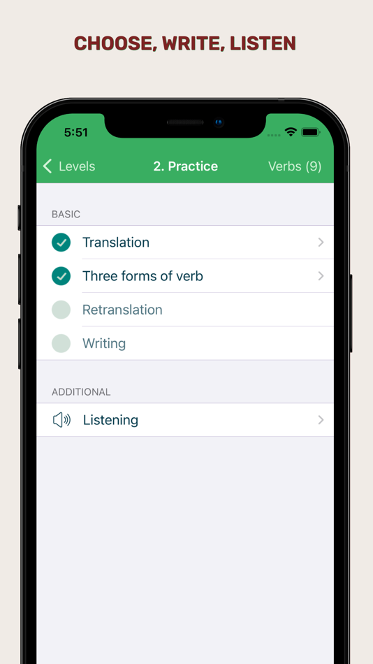 #3. Irregular verbs English game (iOS) 由: Konstantin Baryshev