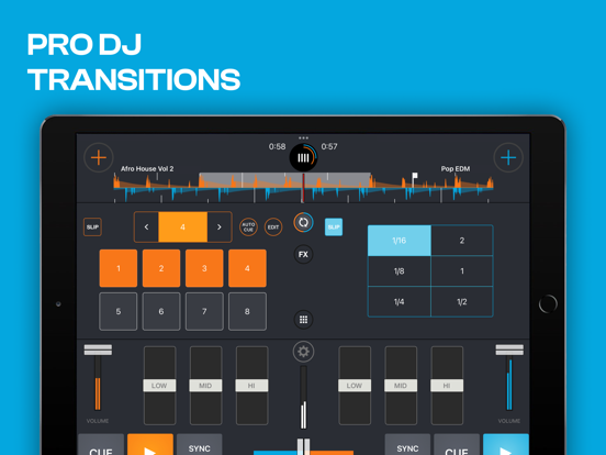 Cross DJ - Music Mixer App iPad app afbeelding 6