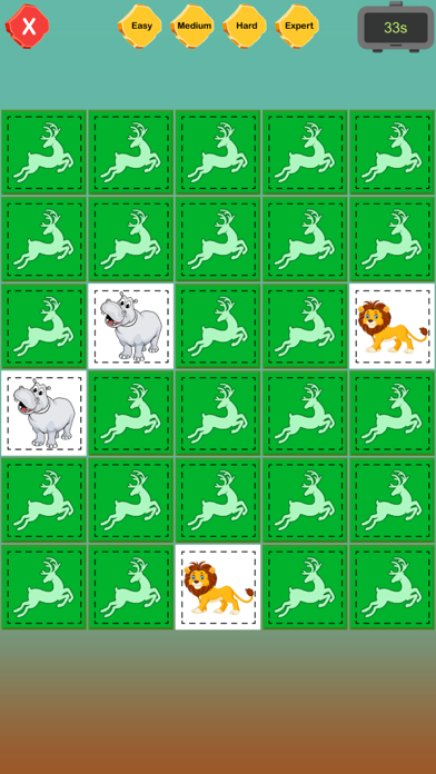 Pictures & Cards Matching Game Screenshot