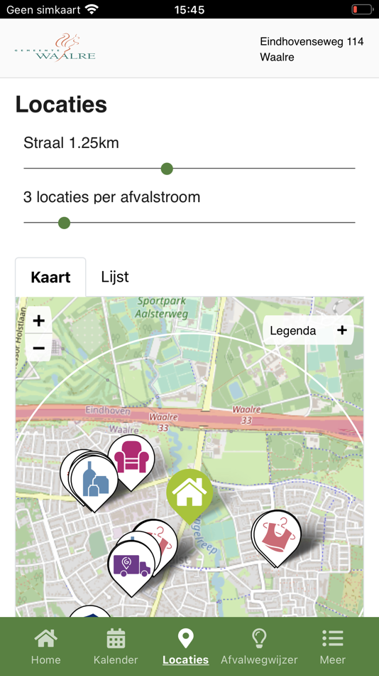 #4. Afvalkalender Waalre (iOS) بواسطة: Opzet BV
