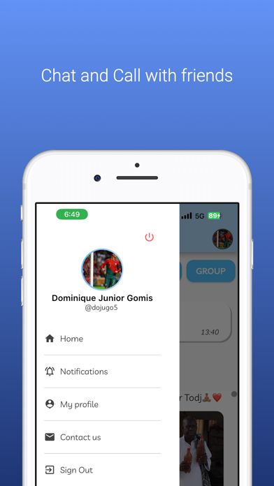 Blue Bright TM Screenshot
