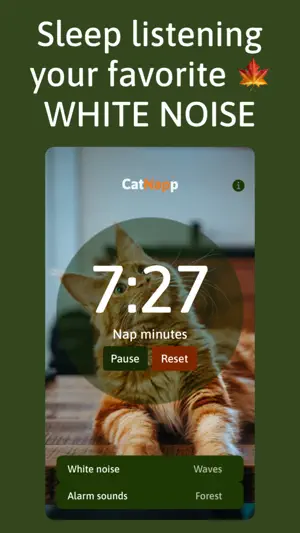 CatNapp - Timer for power naps screenshot 2