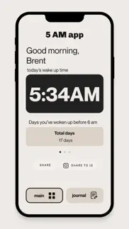 5am app: wake up motivation iphone screenshot 2