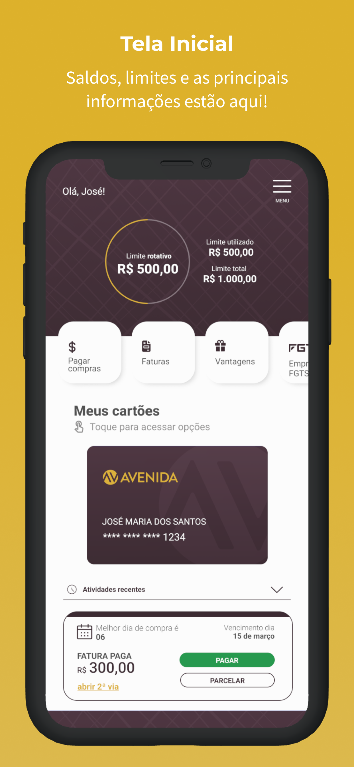 Cartão Lojas Avenida