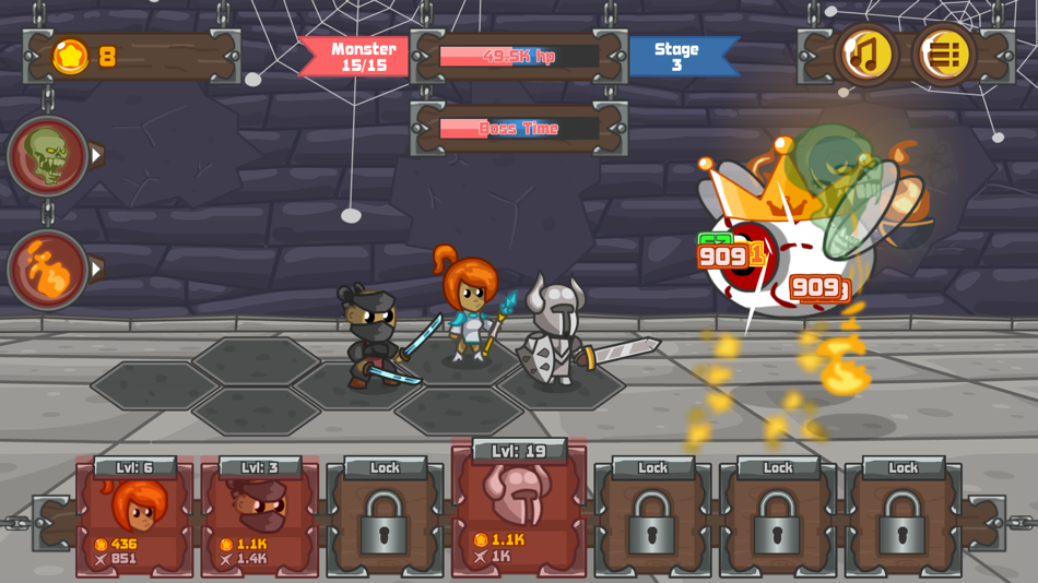 #5. Dungeon And Knight (iOS) 由: Hoang Tran Viet