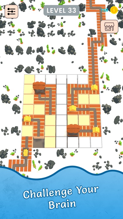 Tri Rail Road Maze Track screenshot-2