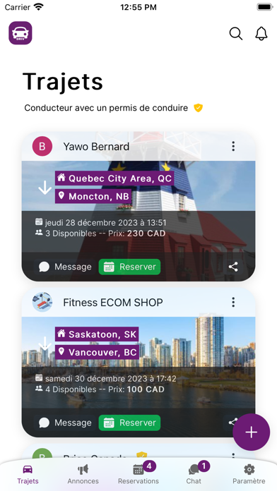 Driv Covoiturage Screenshot