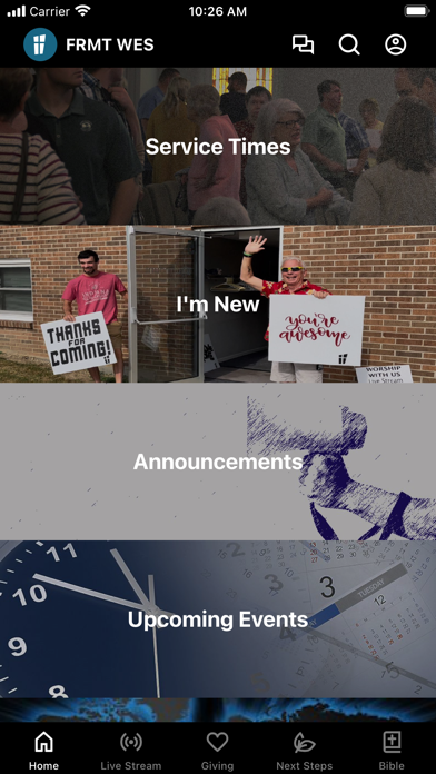 Fairmount Wesleyan Church Screenshot