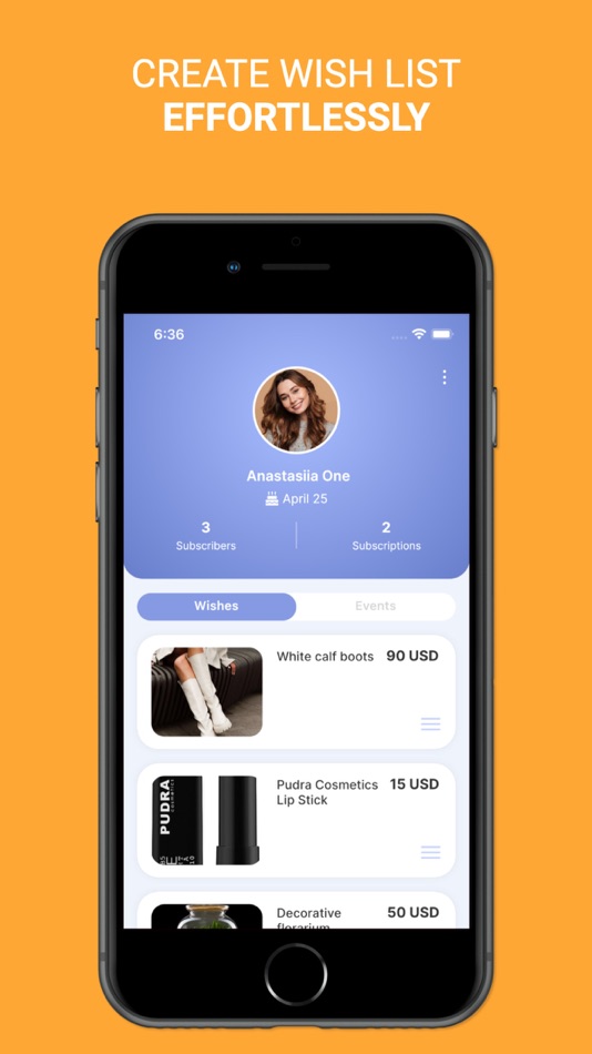 #1. Wishlіst (iOS) By: Yevhen Veklyn