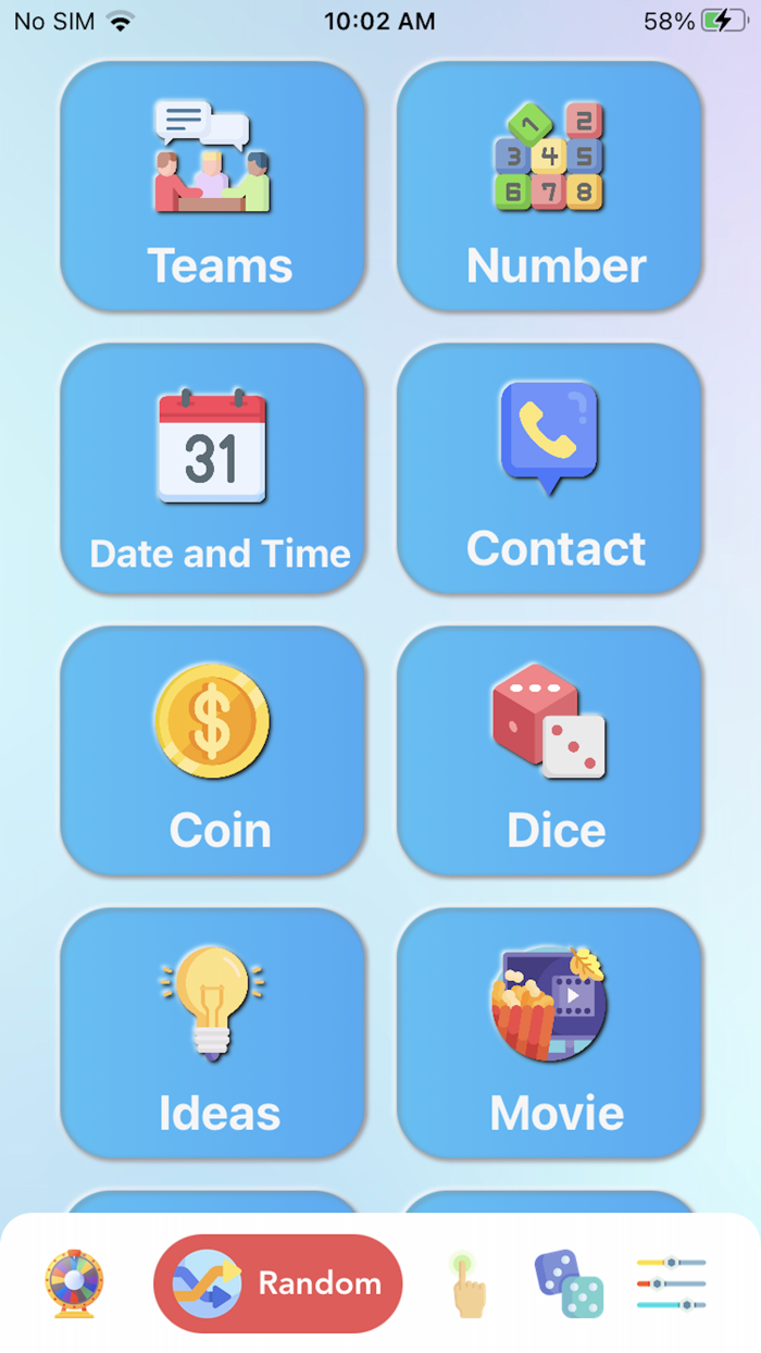 Decision wheel Generator lucky