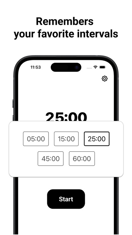 WhiteFocus: timer & pomodoro