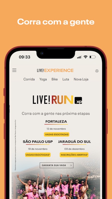 LIVE! Experience Screenshot