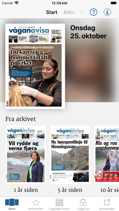 Våganavisa eAvis Screenshot