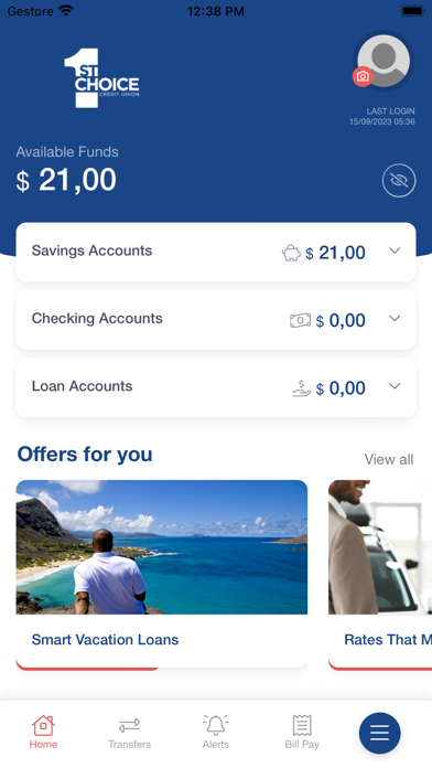 1st Choice Credit Union Mobile Screenshot