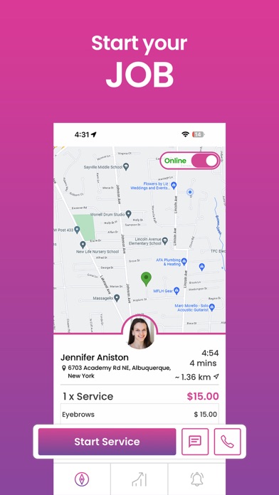BeautyRyder Beautician Screenshot
