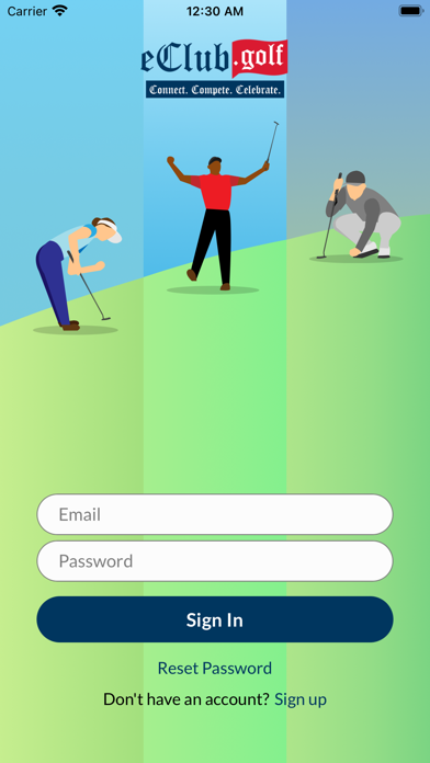 eClubgolf Screenshot