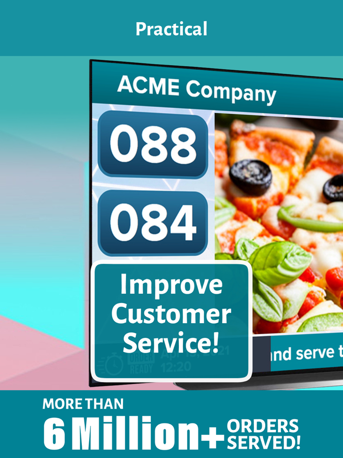 OrderReady TV Screen Alert