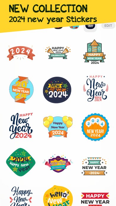Screenshot #5 for New Year Animated Stickers !
