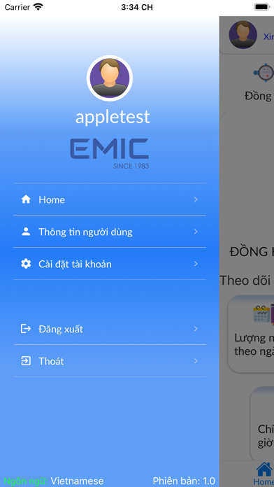 EMIC Water Meter Screenshot