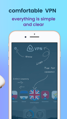 f3 vpn - simple VPN screenshot 3