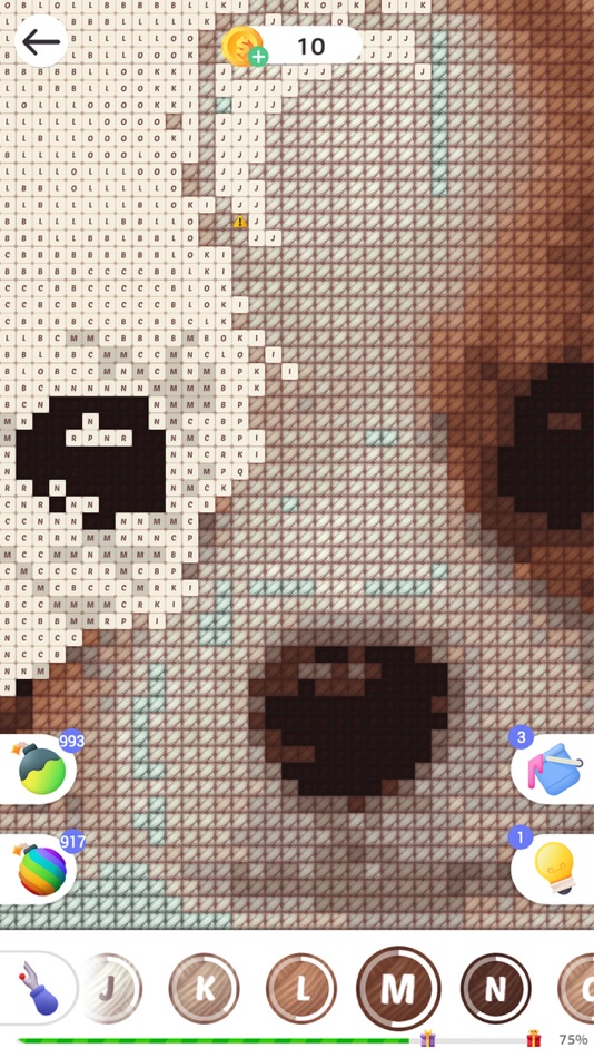 #2. Cross Stitch: Color by Letters (iOS) Podle: Playcus Limited