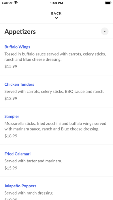 Riviera Village Pizza Screenshot