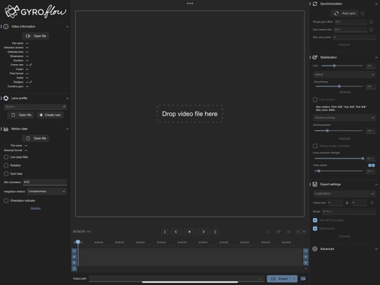 Screenshot #6 pour Gyroflow