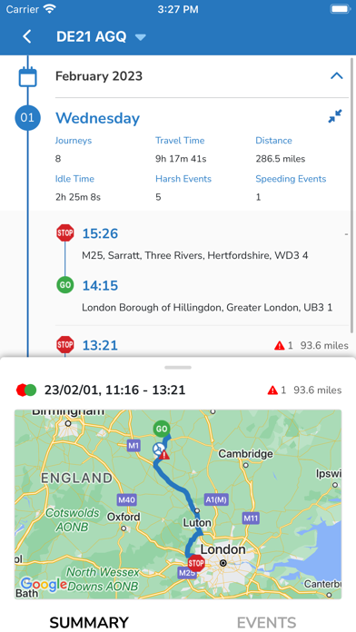 Pinpointers Tracking Screenshot