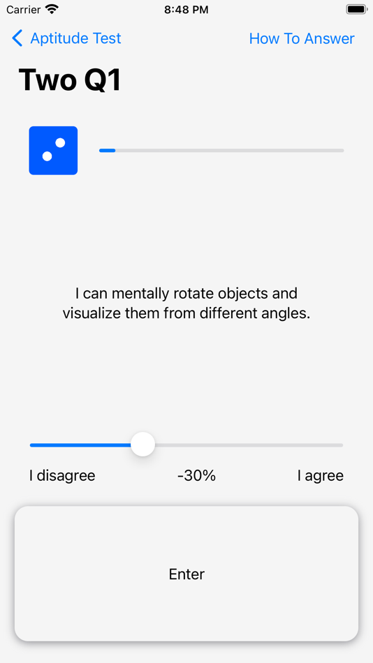 #3. Aptitude Test (iOS) Podle: Martin Tseng