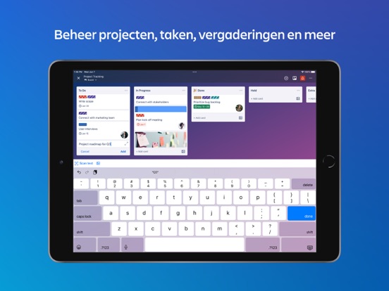 Trello iPad app afbeelding 2