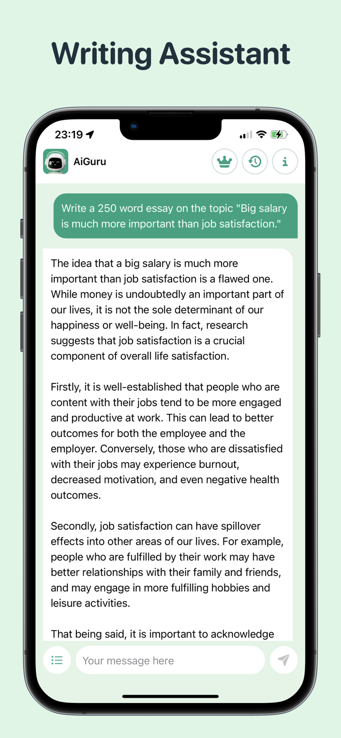 AiGuru AI Chat Bot Assistant