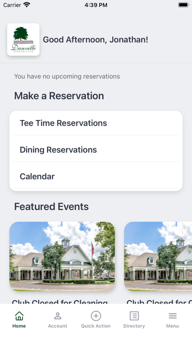 Danville Country Club Screenshot