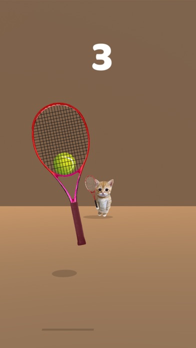 Cat Tennis - Relax Challenge Screenshot