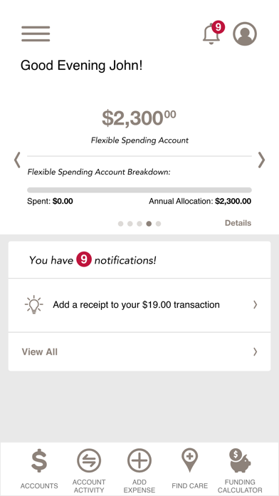 myHealthSpend Screenshot