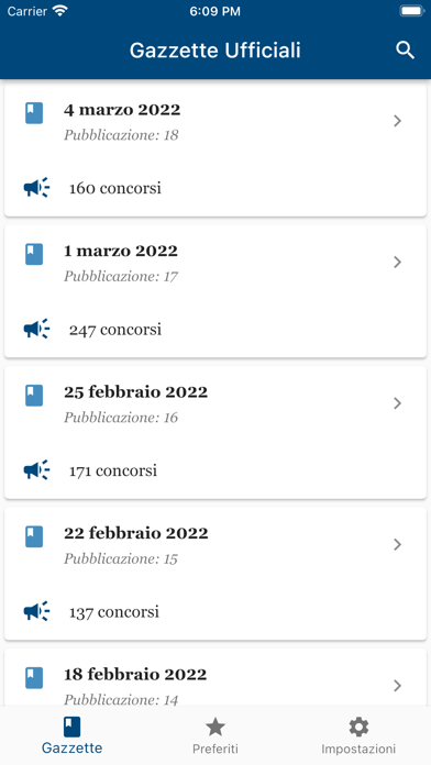 Concorsi Gazzetta Screenshot