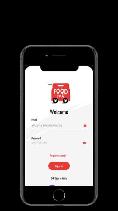 Foodbag Screenshot