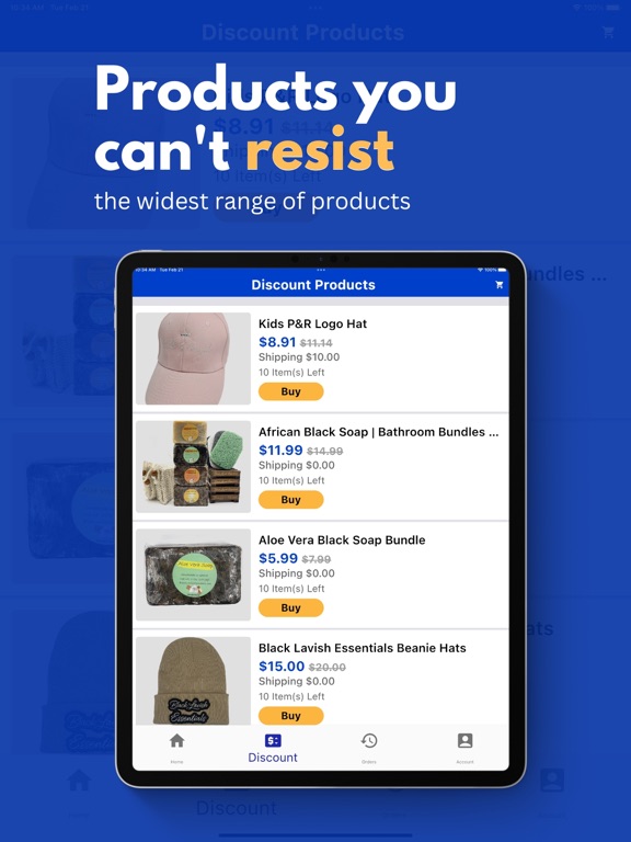 Evikk iPad screenshot 4 - Shopping app