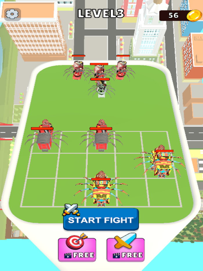 Merge Toilet Spider Monster