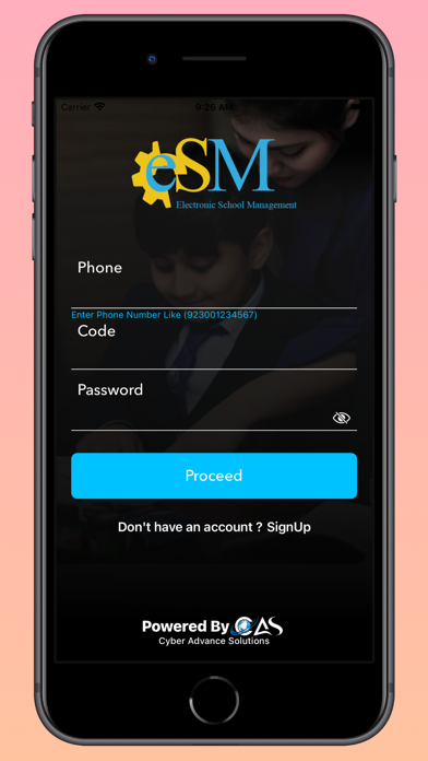 ESM - Cyber Advance Solutions Screenshot