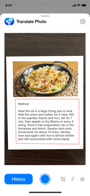 ‎Translate Photo & Camera Scan Screenshot