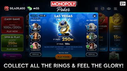 MONOPOLY Poker - Texas Holdem Screenshot