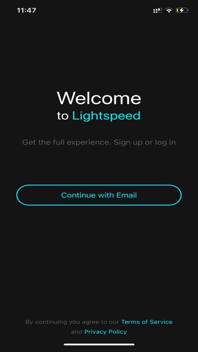 Lightspeed App Screenshot