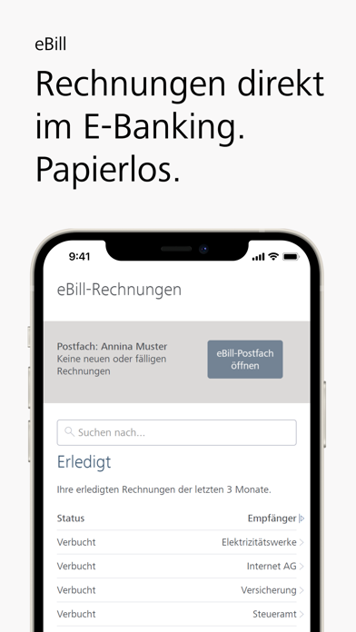 Raiffeisen E-Banking Screenshot