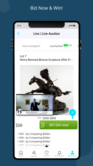 Bidsquare Auctions & eCommerce Screenshot