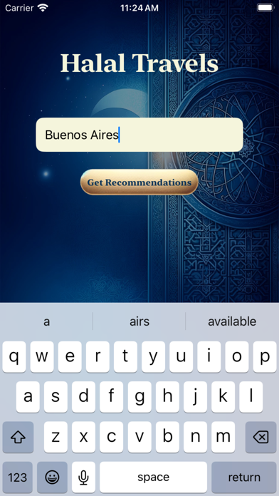 Halal Travels Screenshot