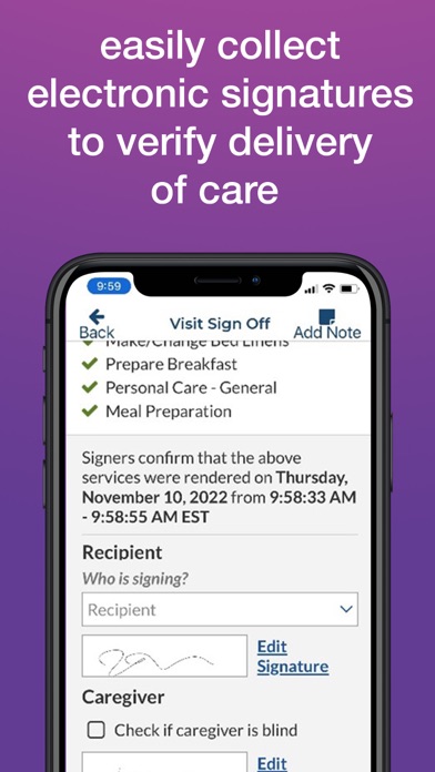 Mobile Caregiver+ Screenshot