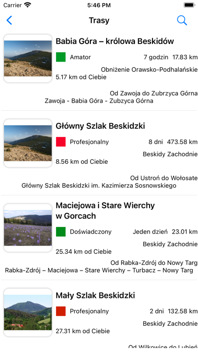 Mountain hiking in Poland Screenshot