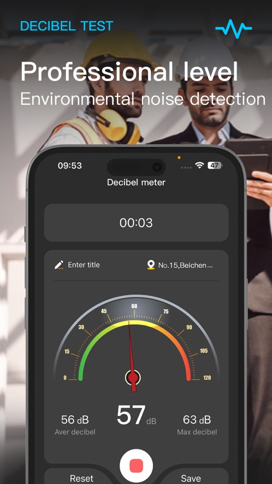 #1. DB-Decibel sound level meter (iOS) By: 伟 梁