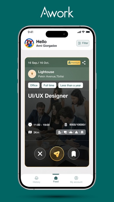 Awork App Screenshot