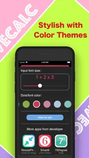 wecalc: stylish calculator app iphone screenshot 4